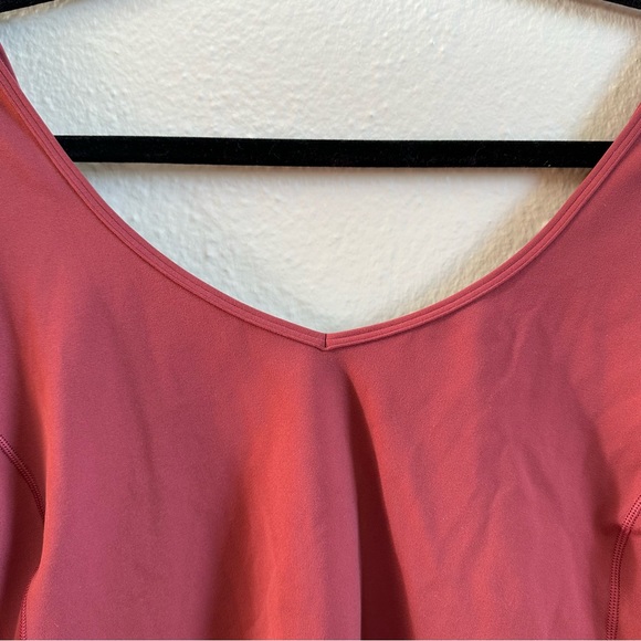 lululemon Align Long Sleeve Shirt Mulled Wine Size 12 - Picture 7 of 9